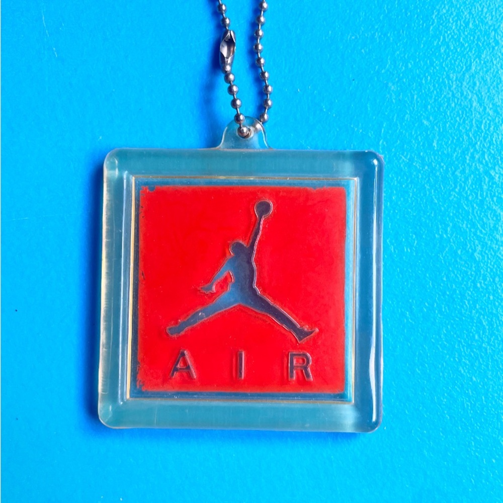 Vintage Nike Air Jordan Jumpman Shoe Hangtag Keychain